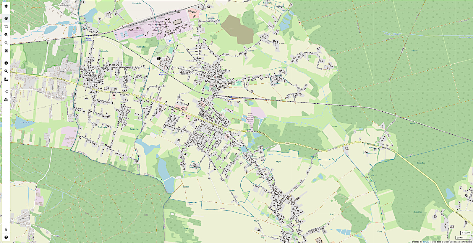 goGISmap - mapa